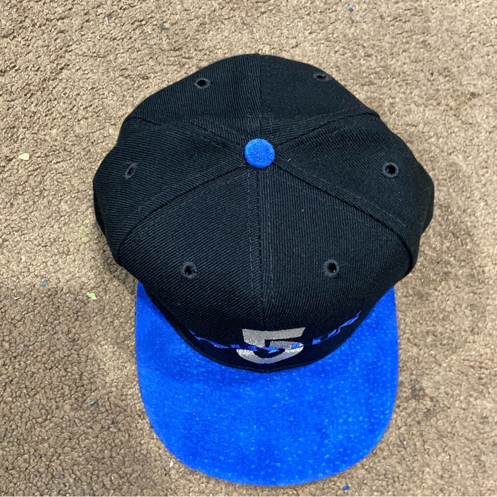 Vintage Babylon 5 SnapBack Hat Black and Suede Brim - Picture 5 of 5